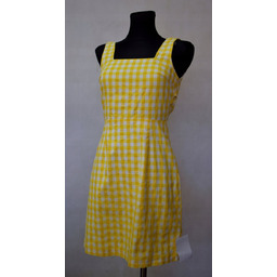 Sukienka Damska Żółta Krata Rozmiar XS *Glamorous*