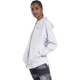 Reebok Damski sweter z kapturem Ts Qc Fullzip