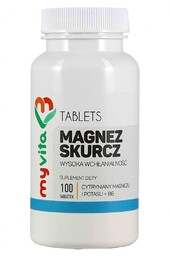 Magnez Skurcz (Magnez+Potas+B6), Tabletki, MyVita