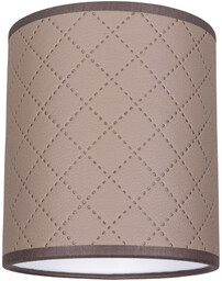 Abażur Cylinder E27 H20 Tkanina Khaki A0977