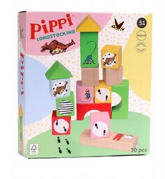 Klocki Drewniane Pippi