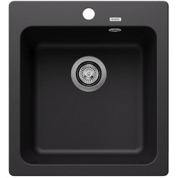 Blanco NAYA 45 526572 Granitowy Czarny Zlewozmywak kwadratowy