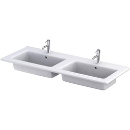 Oristo Enola umywalka meblowa podwójna ceramiczna 120x46cm UME-EN-120-91-D