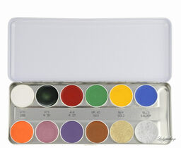 KRYOLAN - SUPRACOLOR - Make-up Palette with 12