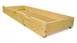 Szuflada pod łóżko sosnowa 150cm sosna
