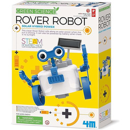 4M 403417 Green Science Rover Robot-Solar Hybrid Power,