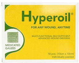 HyperOil nasączone opatrunki olejem 10x10 10szt.