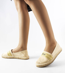 Beżowe espadryle Big Star LL274895 -39
