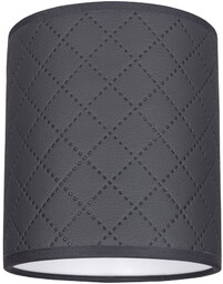 Abażur Cylinder E27 H20 Tkanina Antracyt A0981