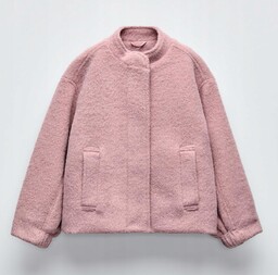 Zara dziewczęcy krótki przejściowy płaszcz-kurtka w stylu bomber