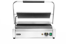 GRILL ELEKTRYCZNY KONTAKTOWY PANINI XL PŁYTY RYFLOWANE HENDI