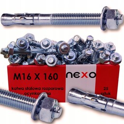 Kotwa Stalowa Ekspresowa Wbijana Do Betonu M16x160 25