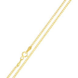 Złoty łańcuszek pancerka 50cm LA.01878 PR.585