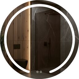 Lustro ścienne LED 90cm Modern