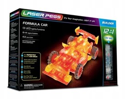 Pojazdy Wyścigowe 12 modeli Laser Pegs klocki Led