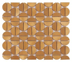DUNIN Allumi Tabs Brass Gold mozaika metalowa