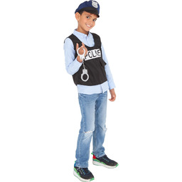 RUBIES Zestaw policyjny dla dzieci, jeden rozmiar, 5-8