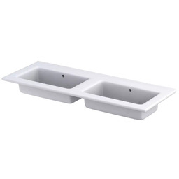 Oristo Enola umywalka meblowa podwójna ceramiczna 120x46cm UME-EN-120-91-D-BO