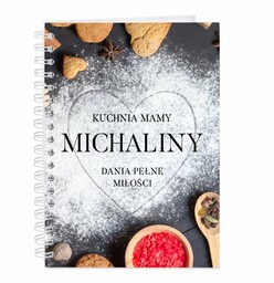 Przepiśnik kołonotatnik na przepisy z nadrukiem dla mamy
