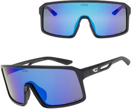 Sportowe okulary przeciwsłoneczne z polaryzacją GOG E517-1P czarny/niebieski