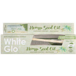 White Glo Set Hemp Seed Oil Soothing and