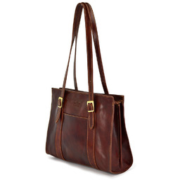 Elegancka torebka na ramię ze skóry naturalnej