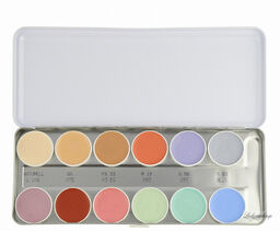 KRYOLAN - SUPRACOLOR - Make-up Palette with 12