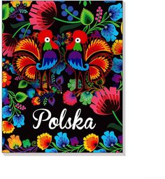 Notes 3D na magnesie Polska Folk czarny