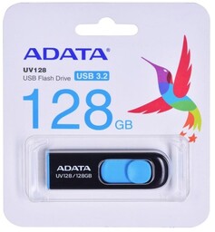 ADATA DashDrive UV128 128GB USB3.0 Black-Blue
