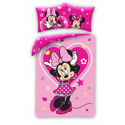 Pościel Bawełniana 140 X 200 CM Disney Minnie