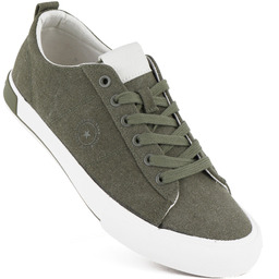 Trampki męskie tekstylne zielone Big Star TT174292