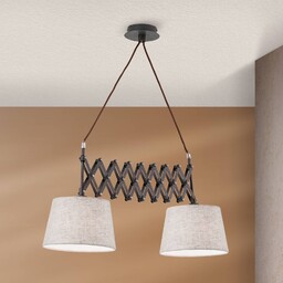ORION Lampa wisząca Factory nożycowa, 2-punktowa