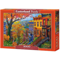 Puzzle 3000 Autumn City Hill CASTOR