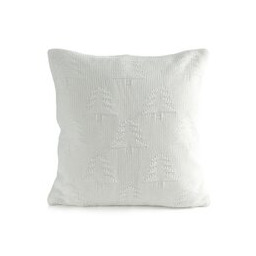 Eurofirany Poszewka świąteczna 45x45 Chp 86A biała choinki