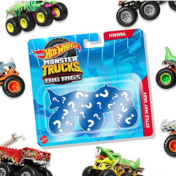 Hot Wheels Monster Trucks 6-kołowa ciężarówka w skali