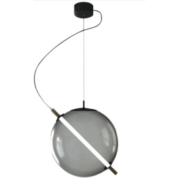 Booz - nowoczesna lampa wisząca kula LED