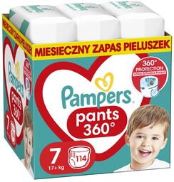 Pieluchomajtki Pampers Active Baby, rozmiar 7, pieluszki 114,