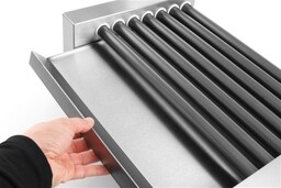 PODGRZEWACZ 14-ROLKOWY DO PARÓWEK 1480W, 520x650x176 mm DWUSTREFOWY