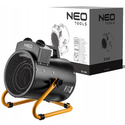 Przemysłowa nagrzewnica elektryczna termowentylator Neo Tools 3kW IPX4
