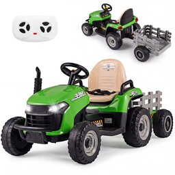 Traktor elektryczny z przyczepą dla dzieci Pojazd