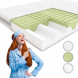 Materac 90x200 Rock&Roll Hilding Tencel New dwustronny piankowy