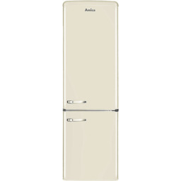 Lodówka AMICA FK2965.3GAA Retro 181cm Beżowa SlimSize