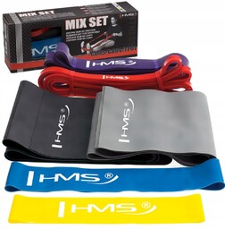 Guma Zestaw Gum Do Ćwiczeń Hms Powerband TP01