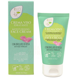 Nawilżający krem do twarzy z hydrolatem różanym