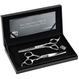 Artero profesjonalny zestaw fryzjerski, nożyczki + degażówki fryzjerskie