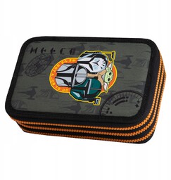 CoolPack Piórnik trzykomorowy z wyposażeniem Mandalorian Star Wars