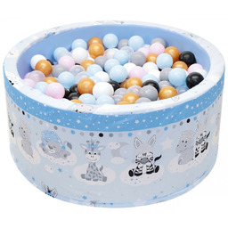 Pokrowiec na basen suchy z kulkami, 90x40, Bawełna