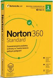 NORTON Antywirus 360 Standard 10GB 1 URZĄDZENIE 1