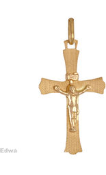 Zawieszka złota Krzyżyk pr.585