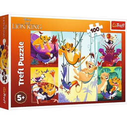 TREFL Puzzle Disney Dzielny Król Lew 16478 (100